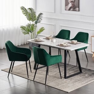 Emerald green 2024 dining chairs